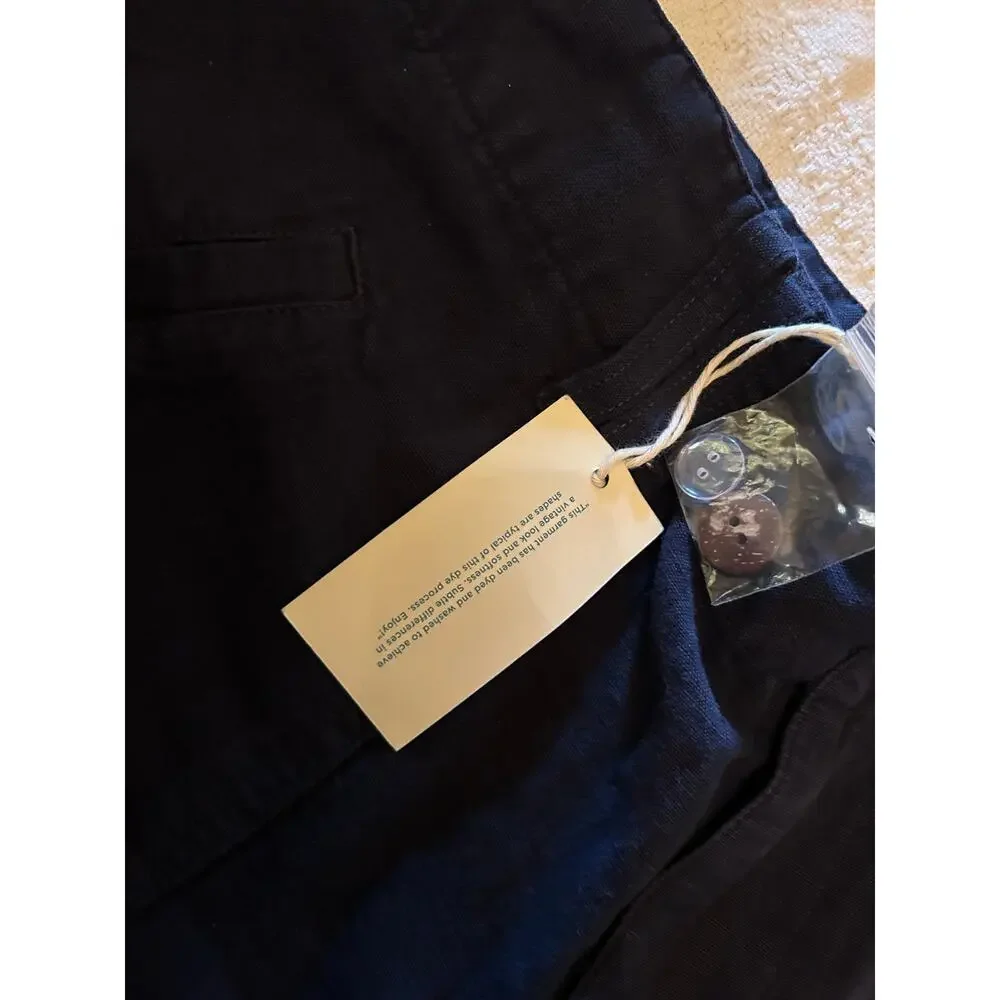 NWT Sundance rolled hem linen blend shorts size Petite 8